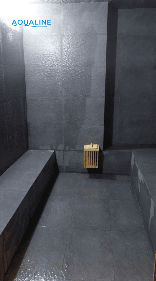 phòng xông hơi khô do Aqualine thi công 