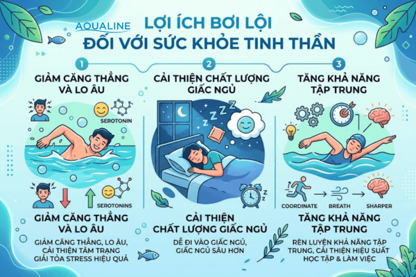 Lợi Ích Bơi Lội Đối Với Sức Khỏe Tinh Thần