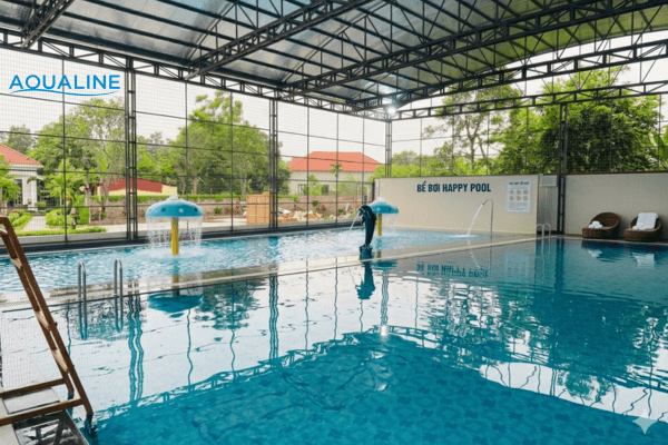 Aqualine bàn giao công trình bể bơi Happy Pool tại Vĩnh phúc 