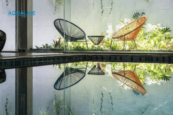 bể bơi dưới lòng đất