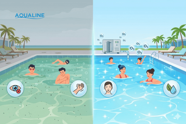 Ưu điểm của ozone bể bơi