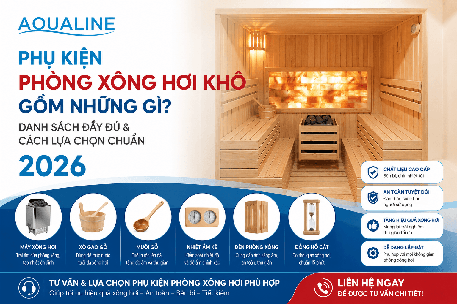 phụ kiện phòng xông hơi khô