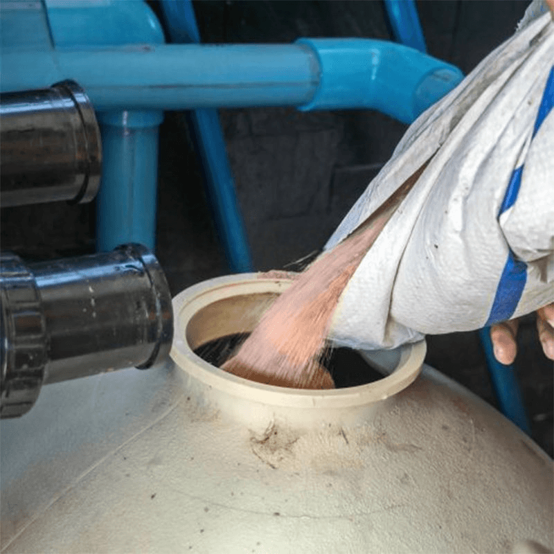 cách thay cát bình lọc bể bơi